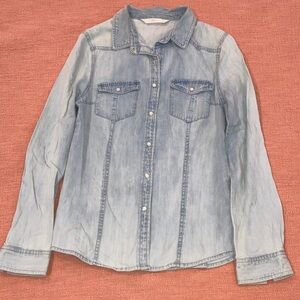 Wm’s Denim Button-Up Jean Shirt